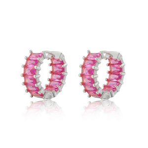 Luv AJ Emerald Ballier Huggies- Pink- Silver