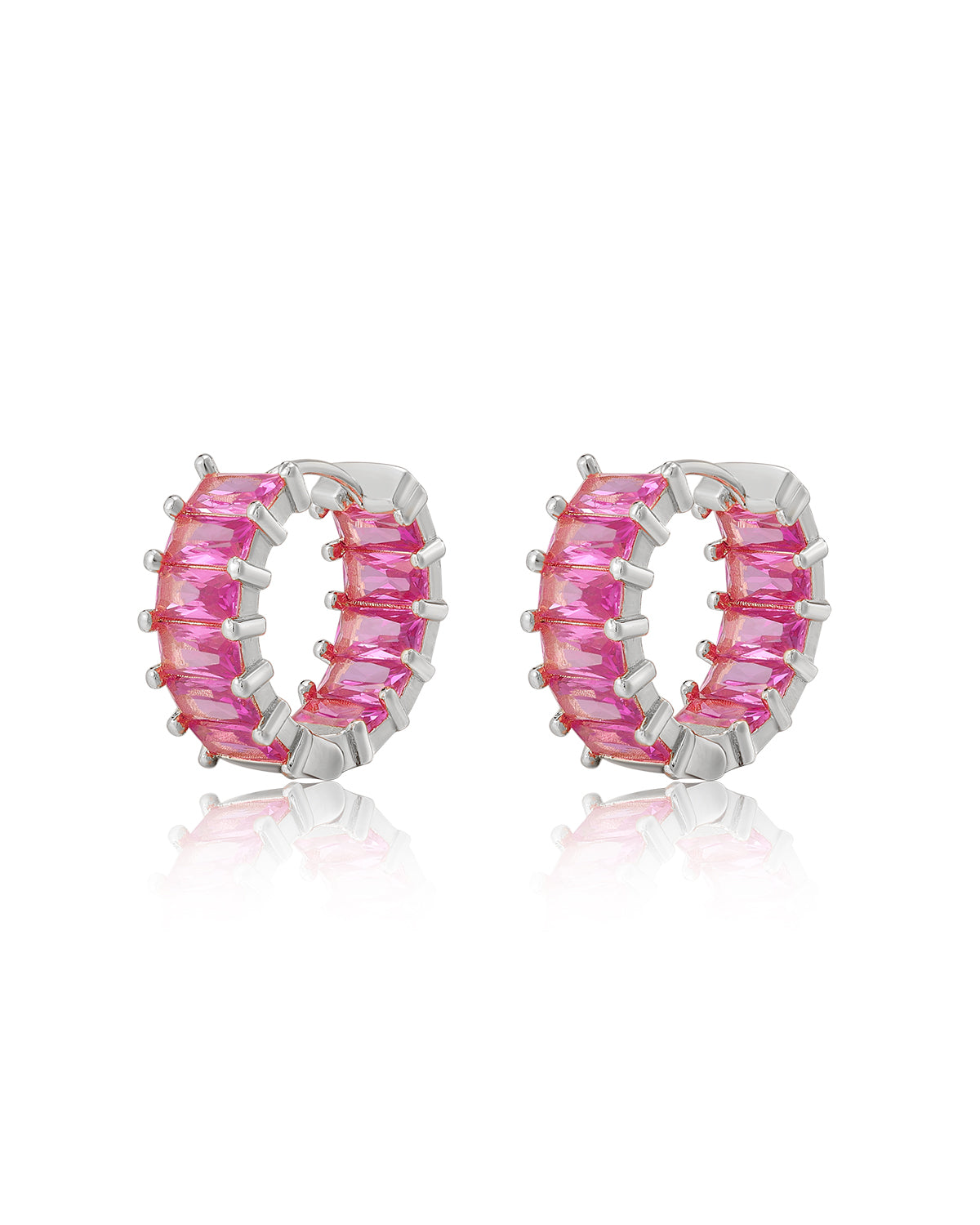 Luv AJ Emerald Ballier Huggies- Pink- Silver
