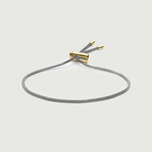 Olivercabell Cameron Cord Bracelet | Grey Matter