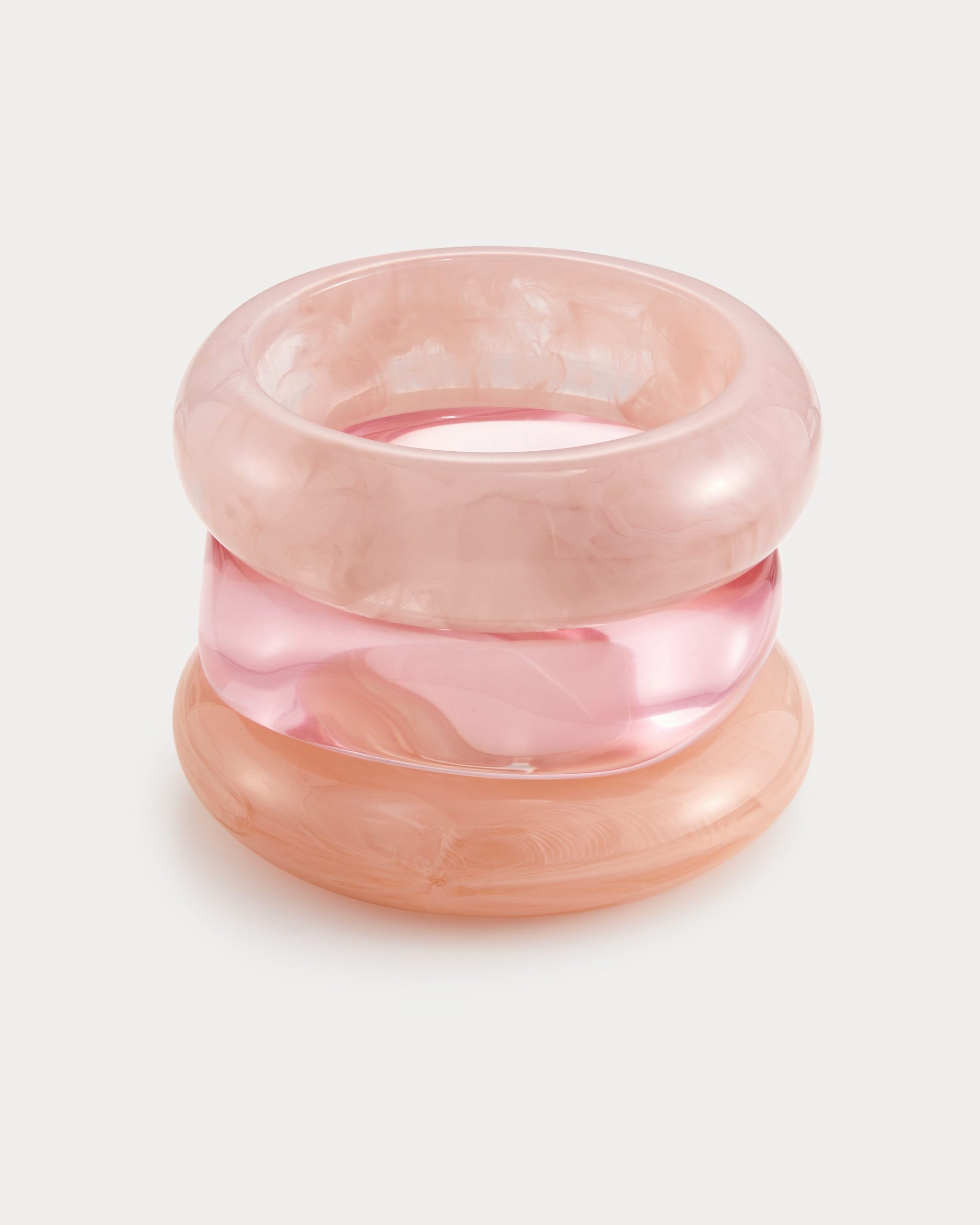 Luv AJ The Formentera Bangle Set- Pink