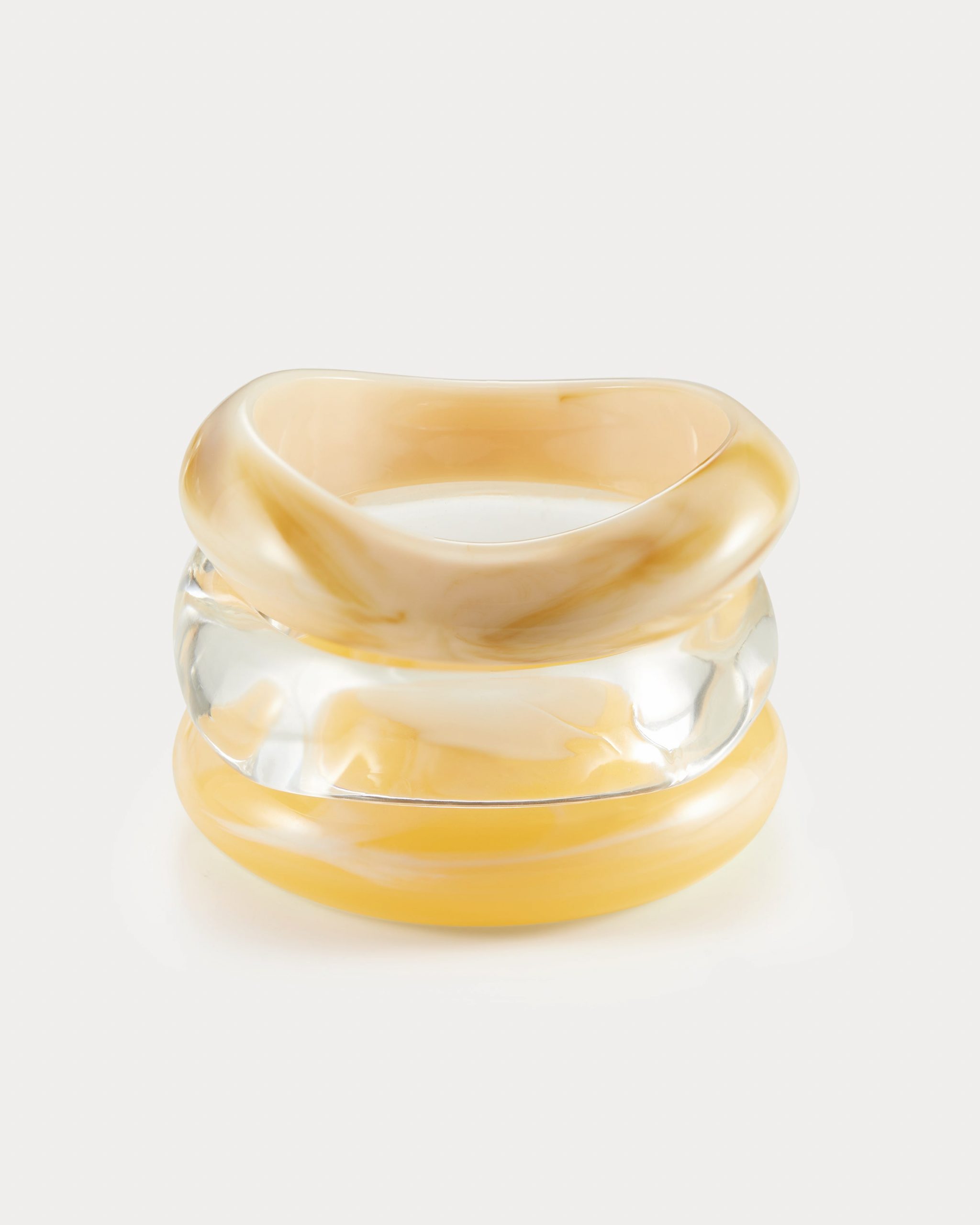 Luv AJ The Formentera Bangle Set- Yellow