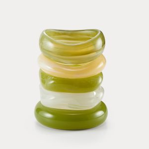 Luv AJ The Formentera Bangle Set- Green
