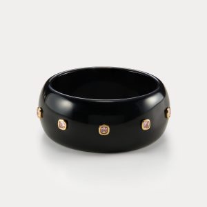 Luv AJ The St. Lucia Lucite Cuff- Gold