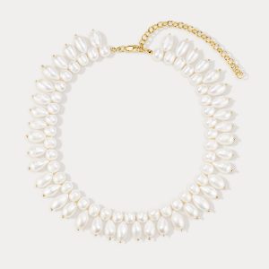 Luv AJ The Mallorca Pearl Statement Necklace