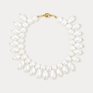 Luv AJ The Mallorca Pearl Statement Anklet