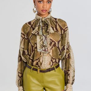 Retrofete Maika Chiffon Blouse