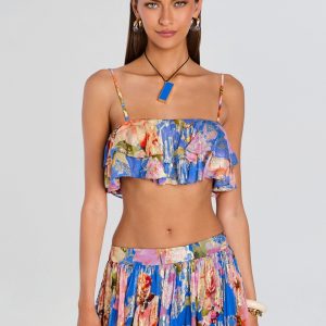 Retrofete Vanya Ruffle Top