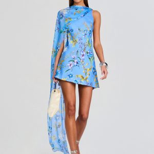 Retrofete Ayka Sash Mini Dress