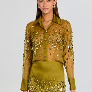 Retrofete Quilly Embroidered Blouse