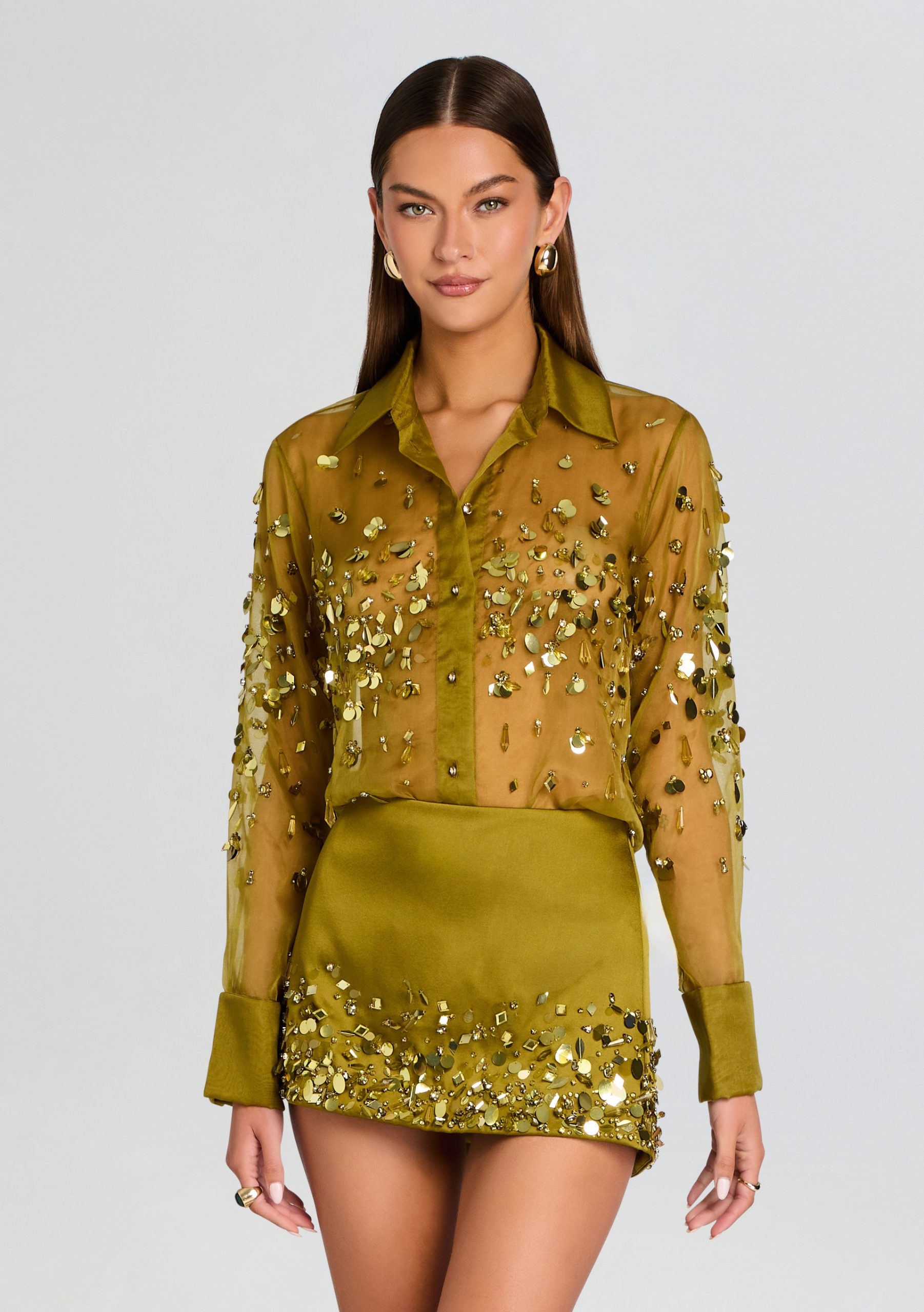 Retrofete Quilly Embroidered Blouse