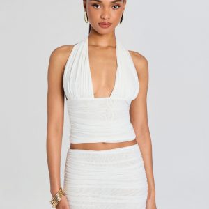 Retrofete Bimini Mesh Halter Top