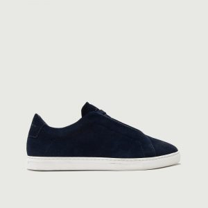 Olivercabell Low 1 Laceless | Navy Suede