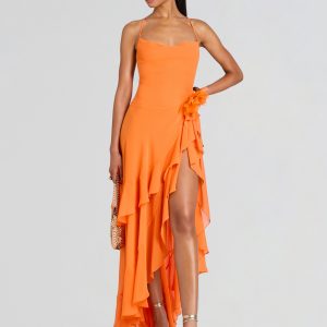 Retrofete Samara Silk Chiffon Dress