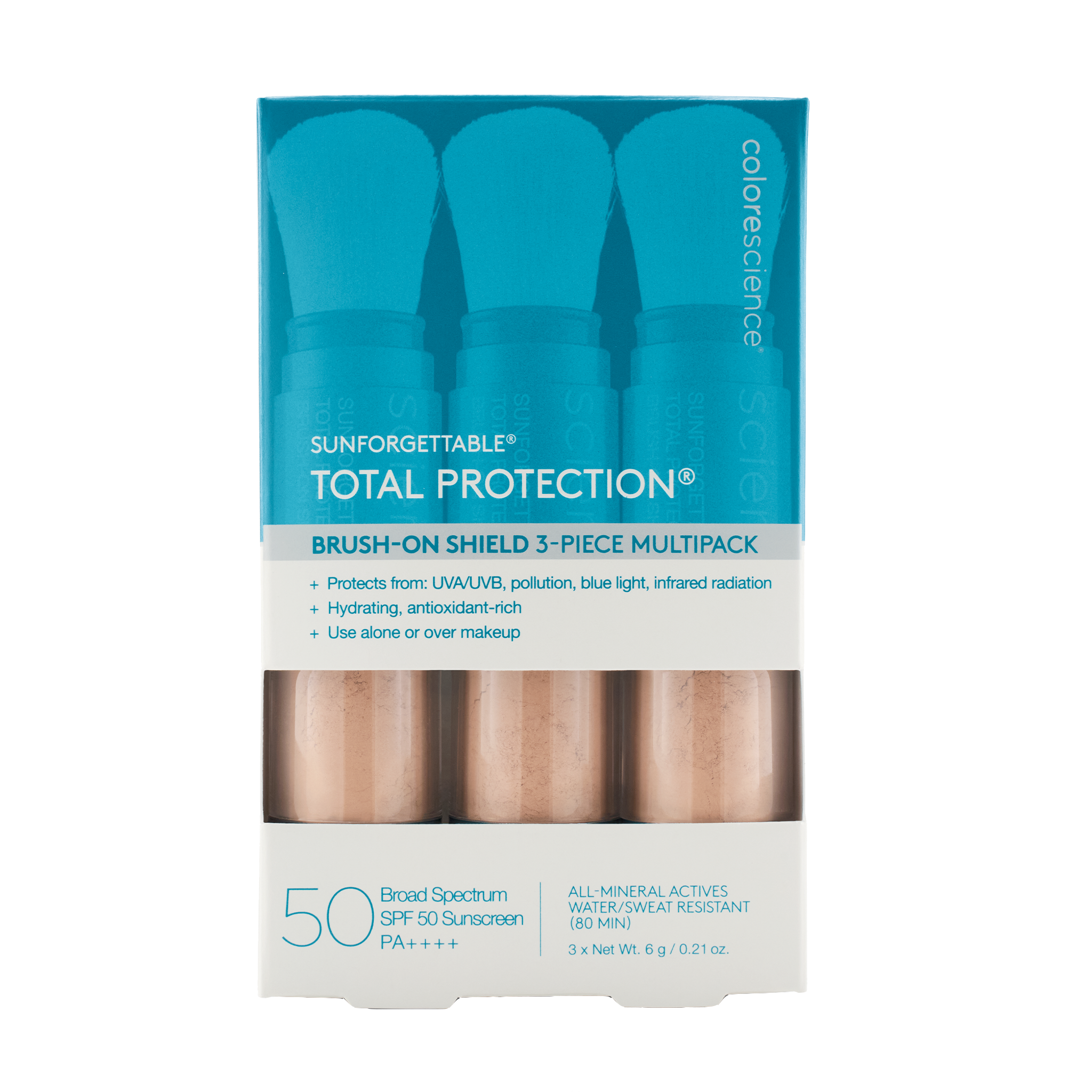 Colorescience Sunforgettable® Total Protection® Brush-on Shield SPF 50 Multipack