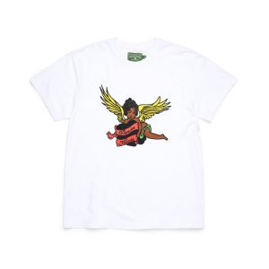 Denim Tears Black Cherub Tee White