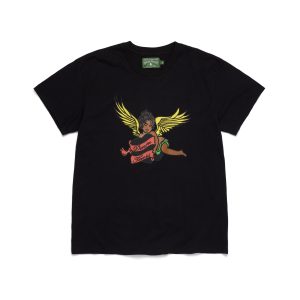 Denim Tears Black Cherub Tee Black