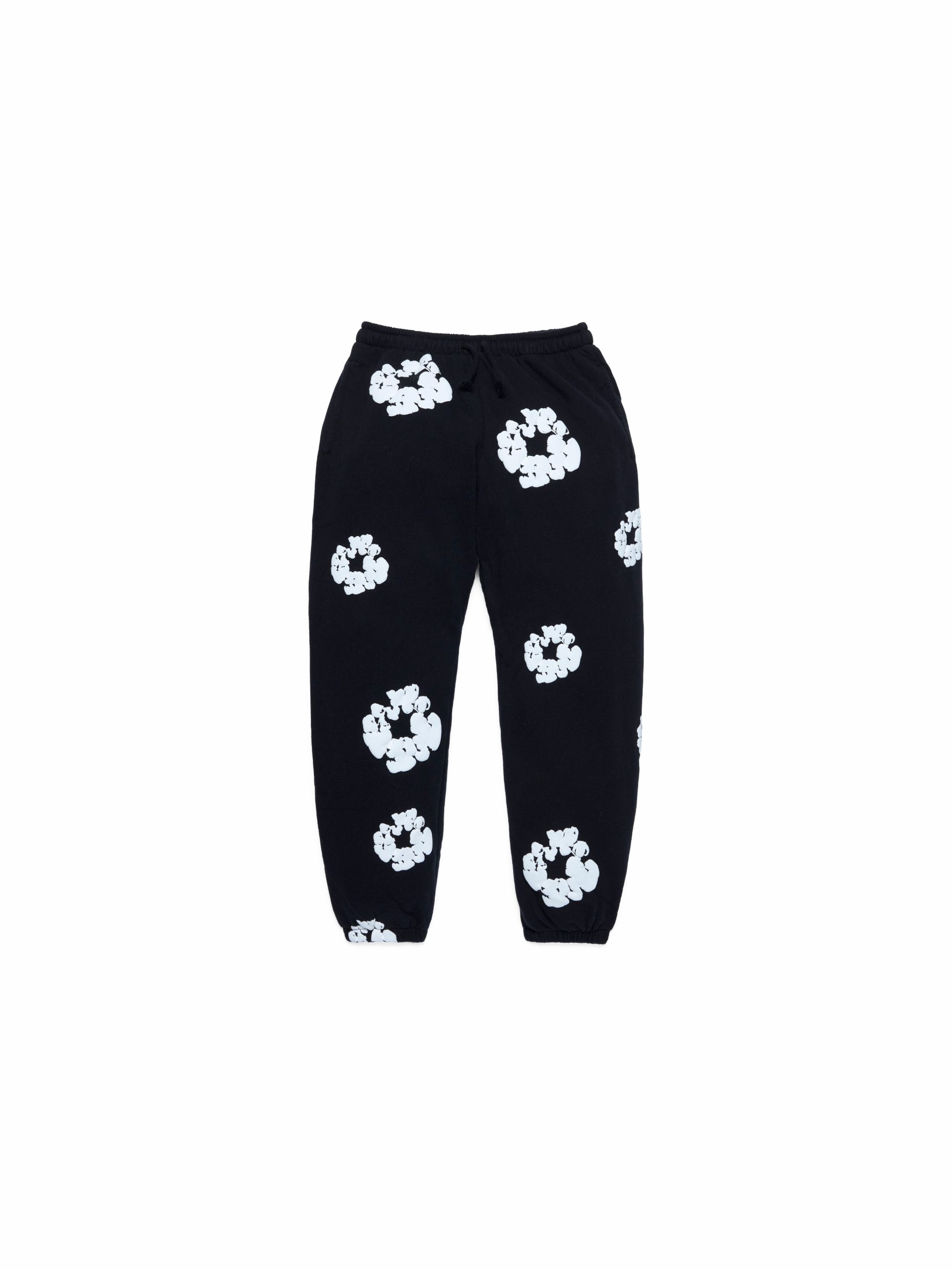 Denim Tears Kids Cotton Wreath Sweatpants Black