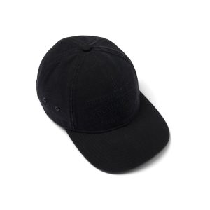 Denim Tears Mono ADG Stamp Cap Black