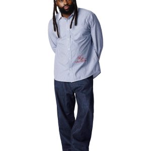 Denim Tears André Leon Talley Two-Tone Button-Up Shirt