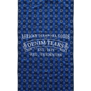 Denim Tears André Leon Talley ADG Monogram Towel Blue