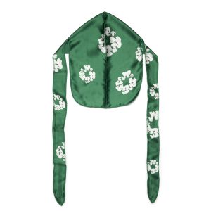 Denim Tears Cotton Wreath Durag Green