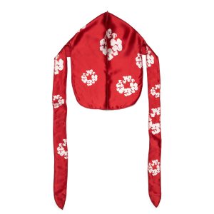 Denim Tears Cotton Wreath Durag Red