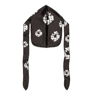 Denim Tears Cotton Wreath Durag Black
