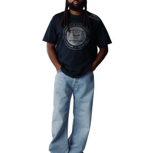 Denim Tears NAACP André Leon Talley Rhinestone Tee Black