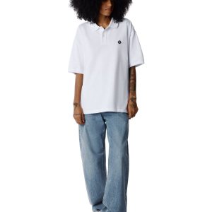 Denim Tears Wreath Polo White