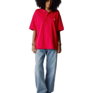 Denim Tears Wreath Polo Red