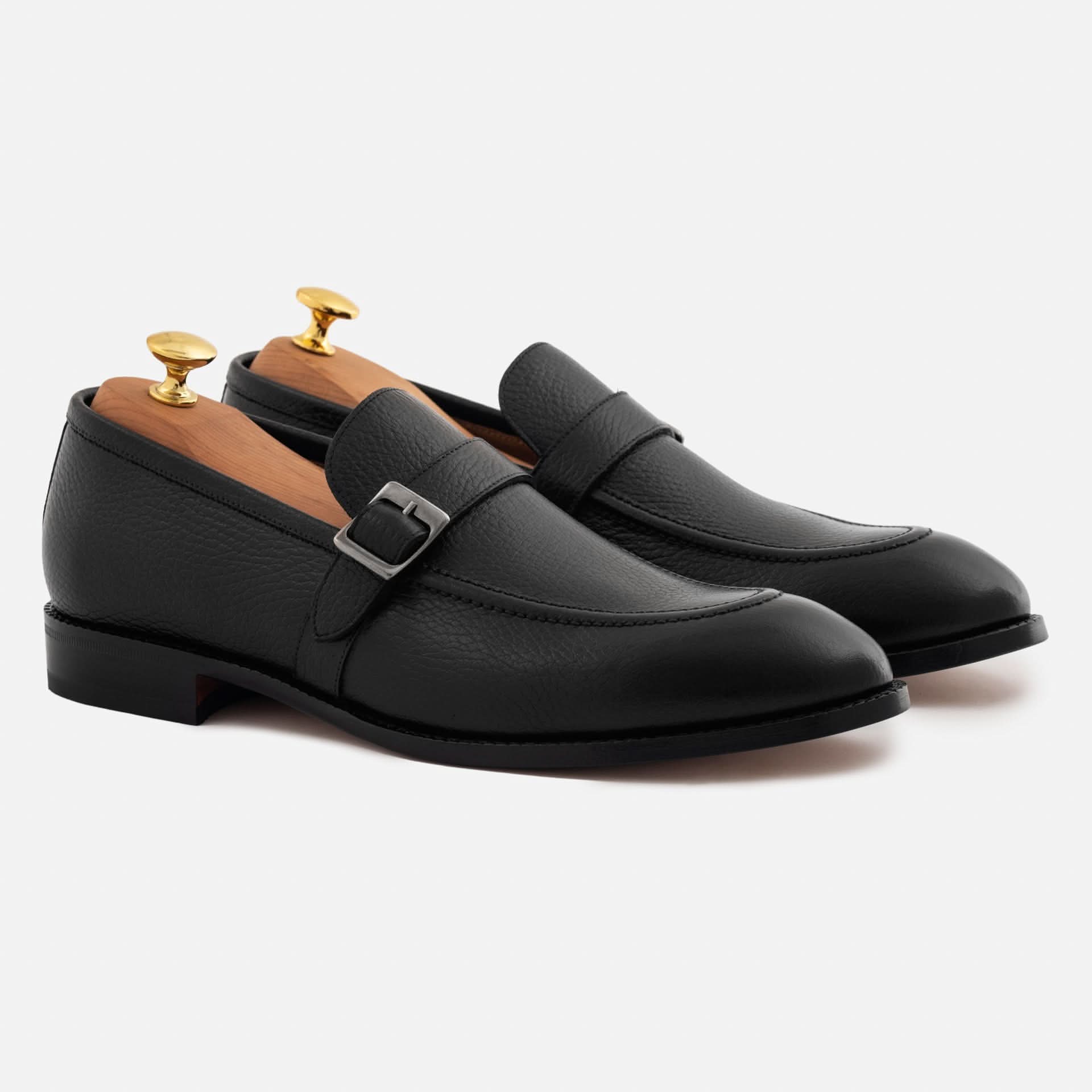 Beckettsimonon Archie Belted Loafer - Men’s Pebbled Leather