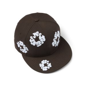 Denim Tears Cotton Wreath New Era 59FIFTY Fitted Cap Brown