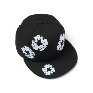 Denim Tears Cotton Wreath New Era 59FIFTY Fitted Cap Black