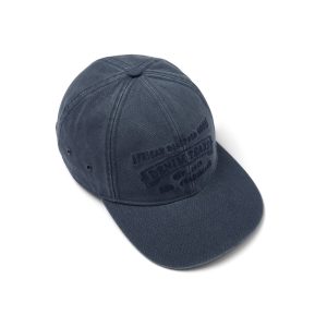 Denim Tears Mono ADG Stamp Cap Blue
