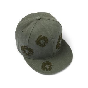 Denim Tears Mono Wreath New Era 59FIFTY Fitted Cap Washed Olive