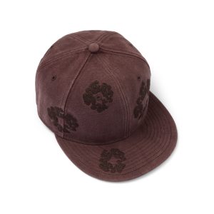Denim Tears Mono Wreath New Era 59FIFTY Fitted Cap Washed Brown