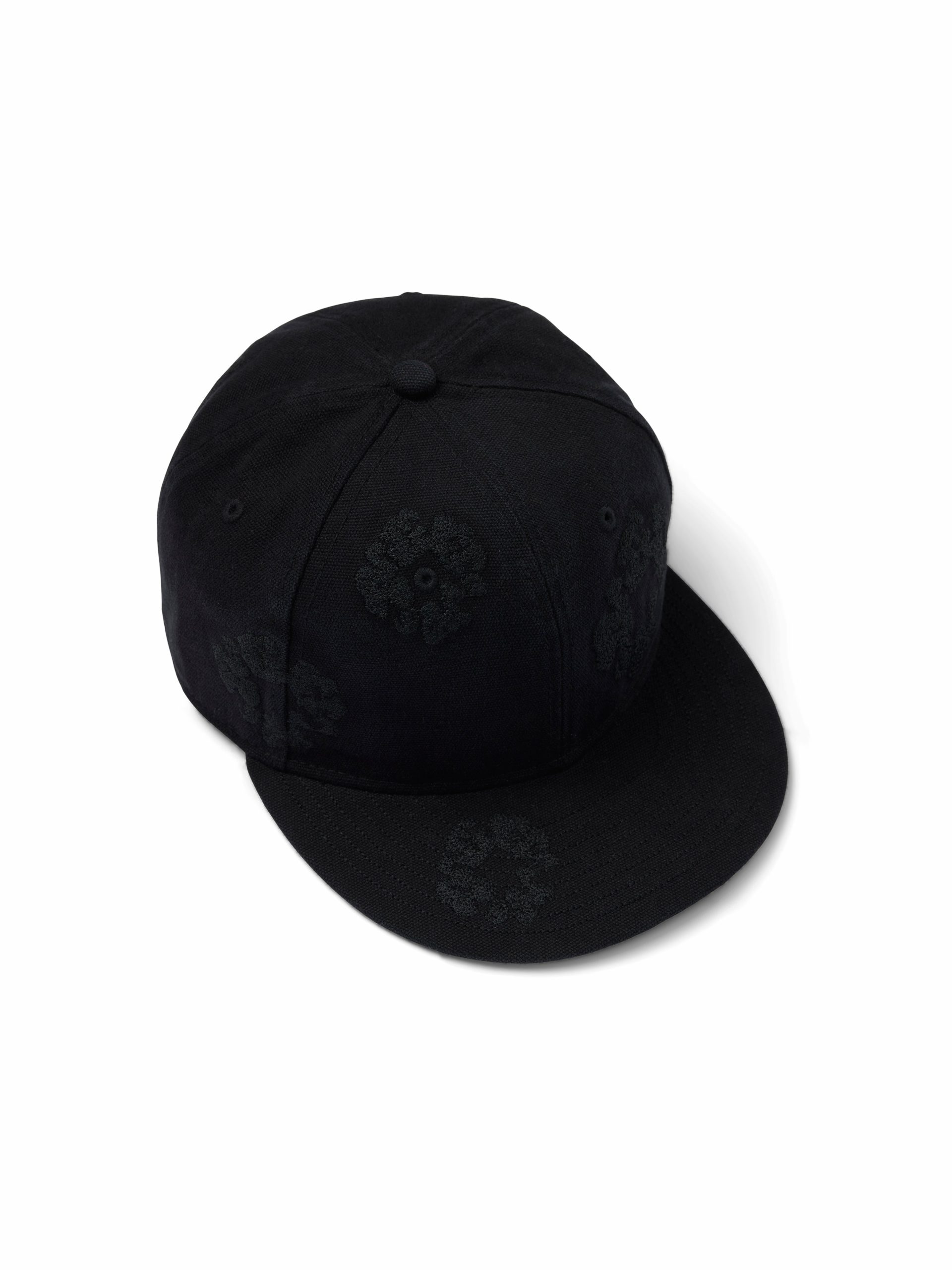 Denim Tears Mono Wreath New Era 59FIFTY Fitted Cap Black