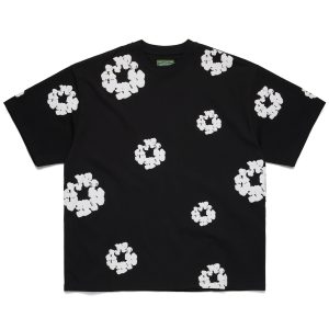 Denim Tears Cotton Wreath 2000s Tee Black