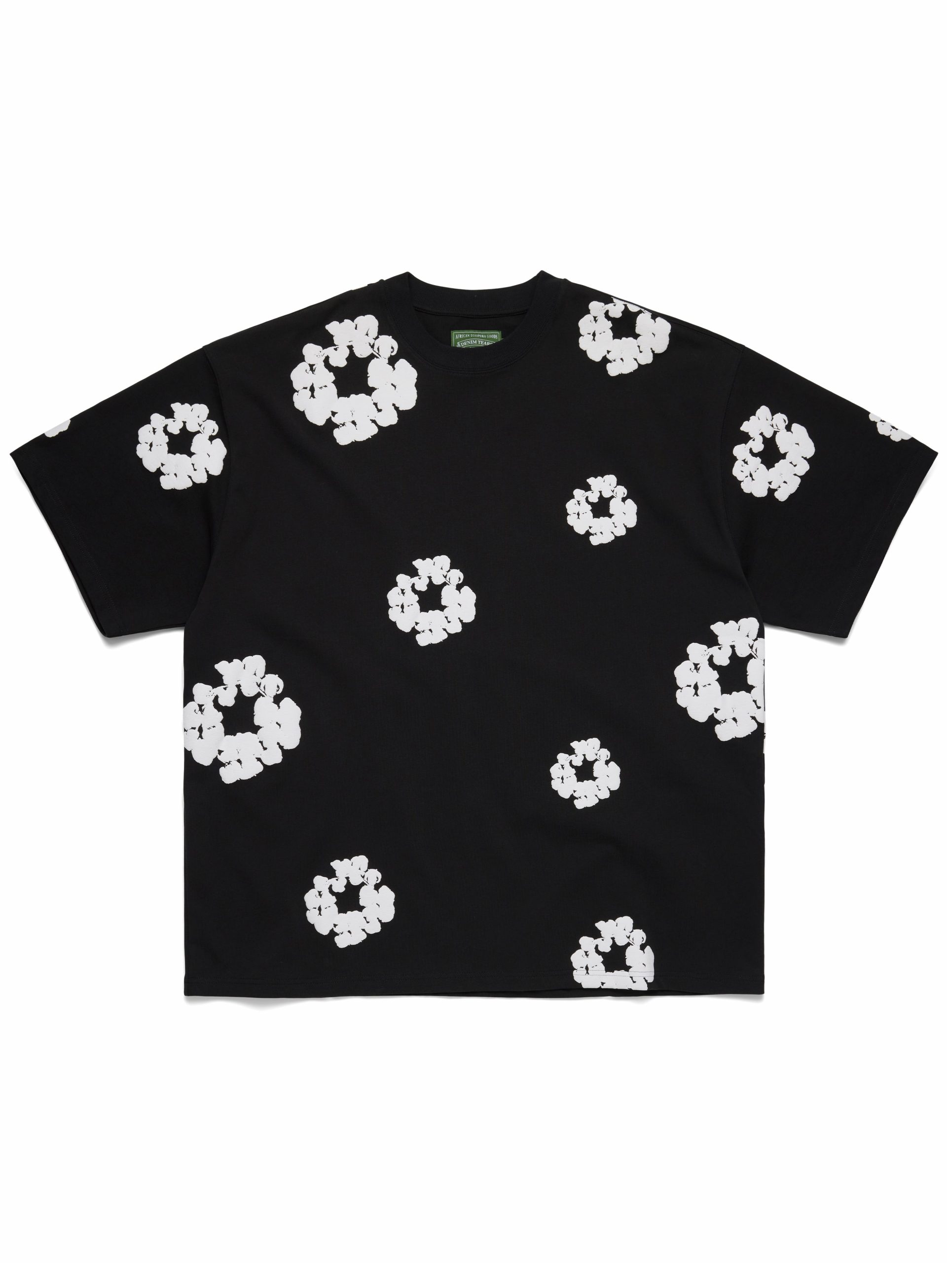 Denim Tears Cotton Wreath 2000s Tee Black