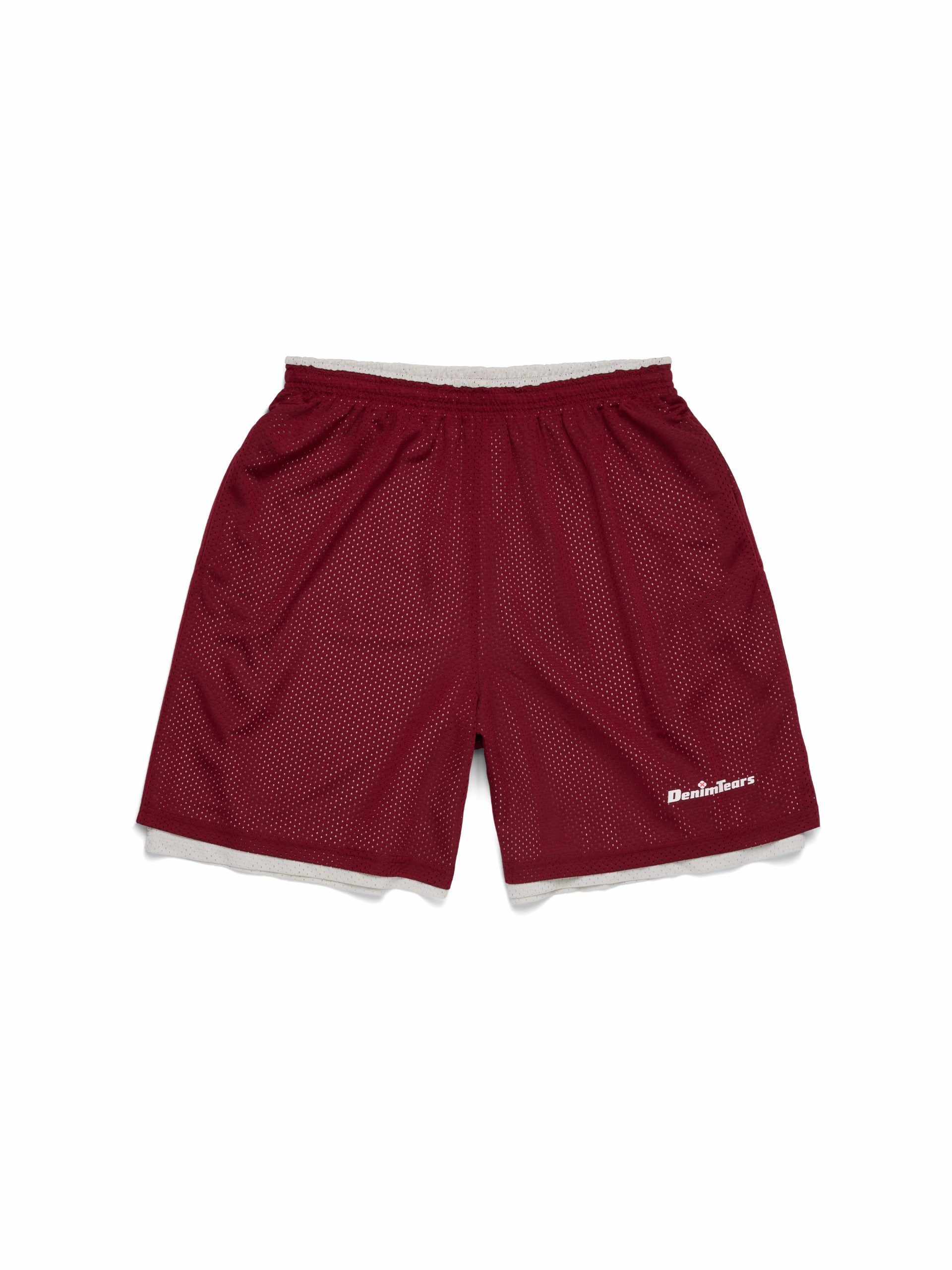 Denim Tears DT Sport Double Layer Mesh Short Red