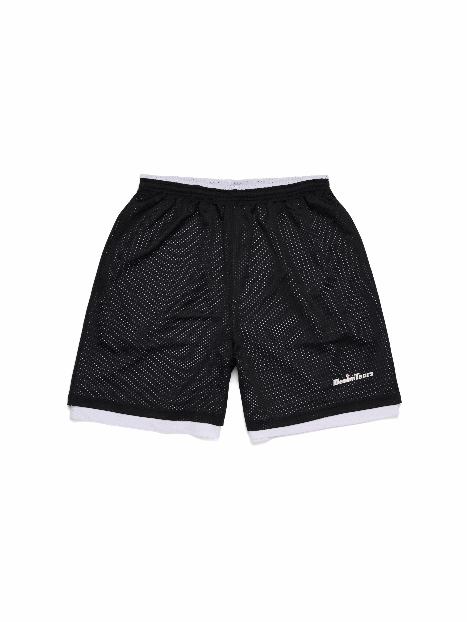 Denim Tears DT Sport Double Layer Mesh Short Black