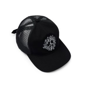 Denim Tears Peace Wreath Trucker Hat Black