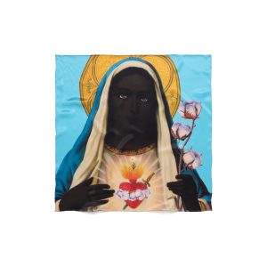 Denim Tears Black Mary Silk Bandana