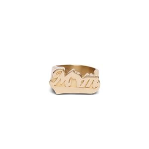 Denim Tears Mom Ring Gold