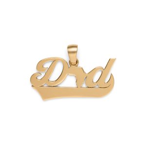 Denim Tears Dad Pendant Gold