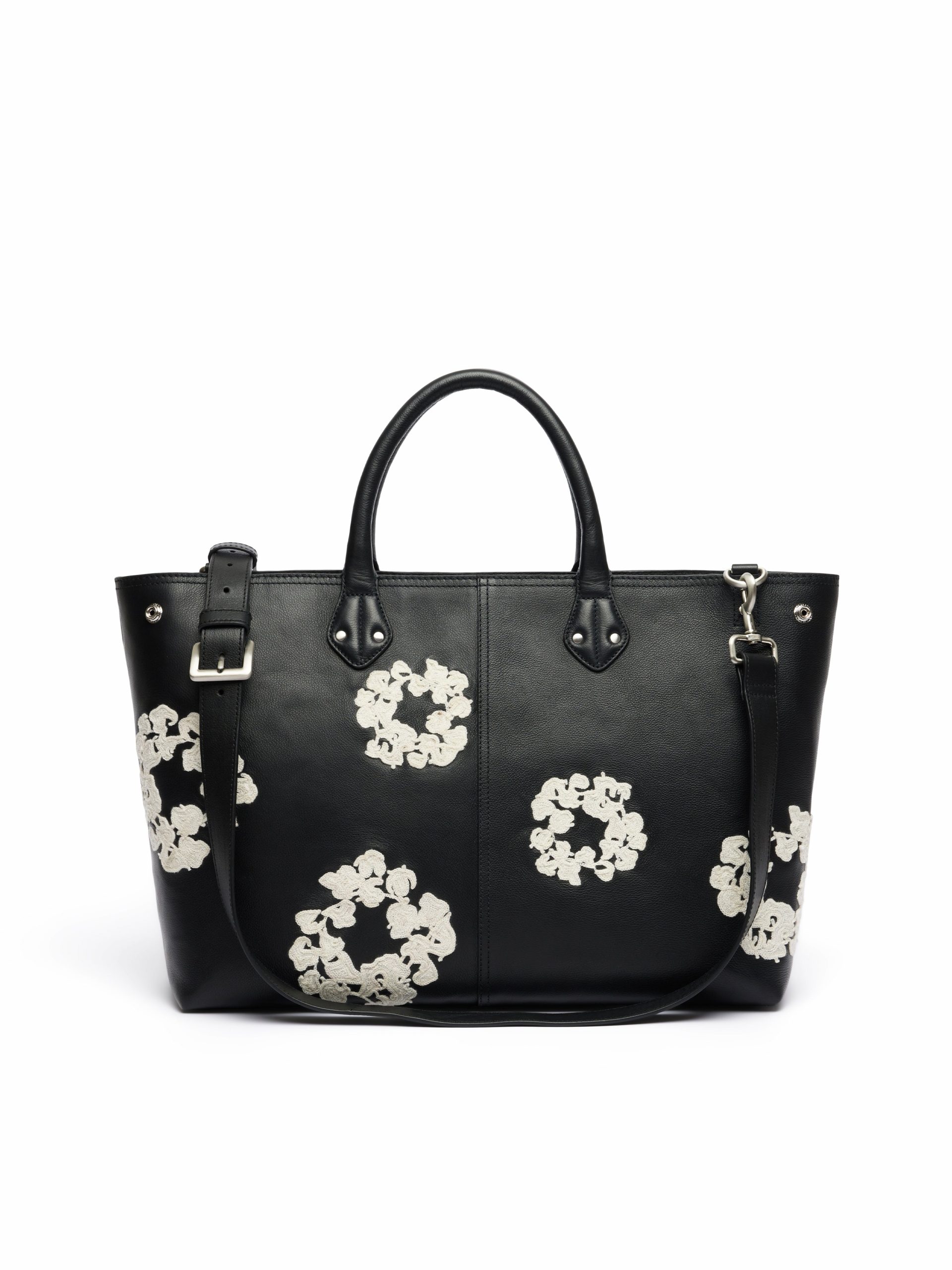 Denim Tears Cotton Wreath Leather Bag Large