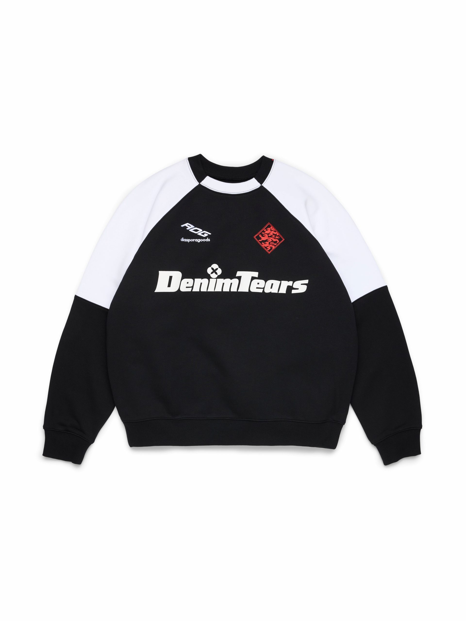 Denim Tears DT Sport Color Blocked Crewneck Black