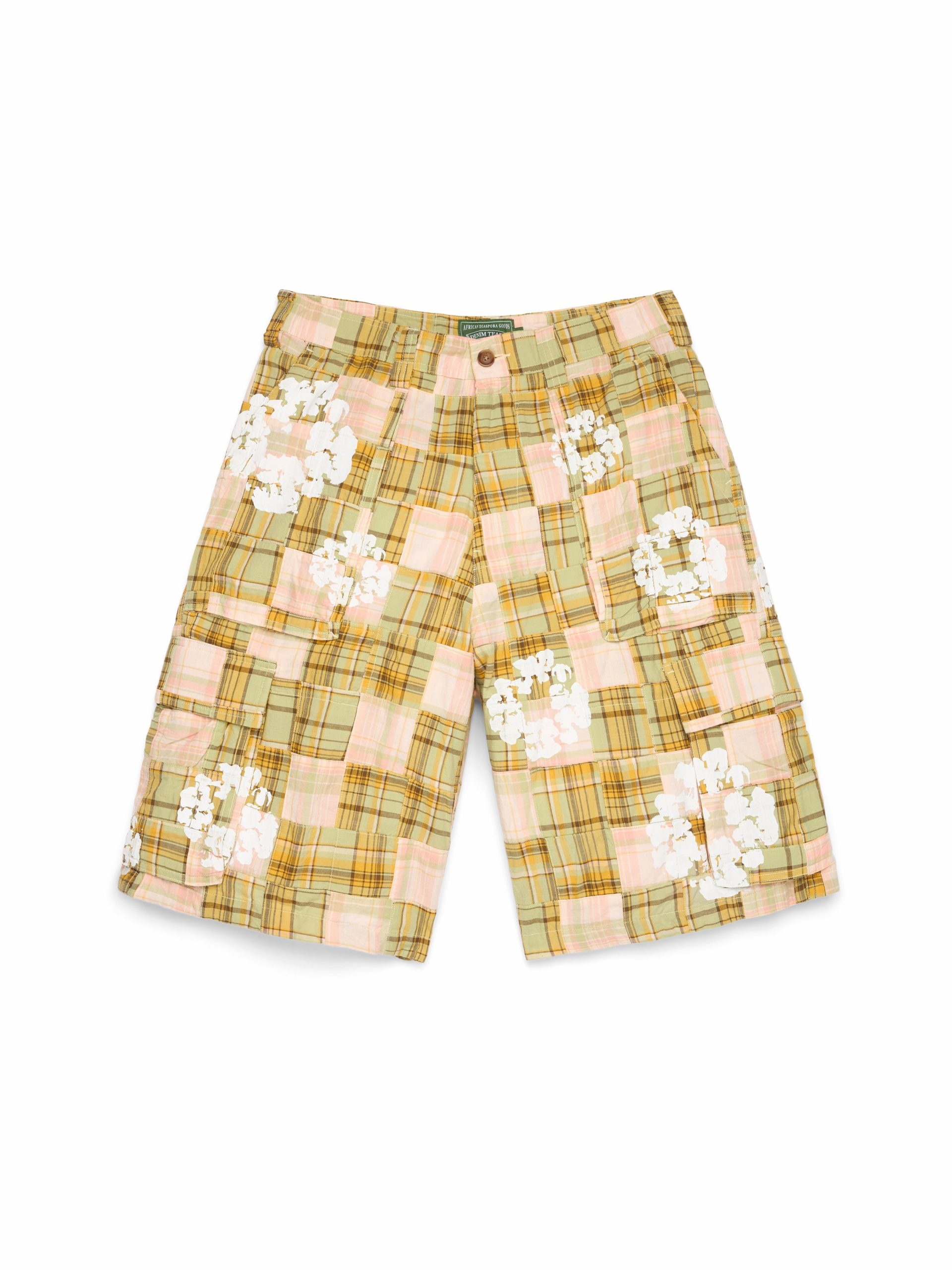 Denim Tears Cotton Wreath Cargo Short Madras