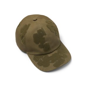 Denim Tears Cotton Wreath Flocked Cap Tan