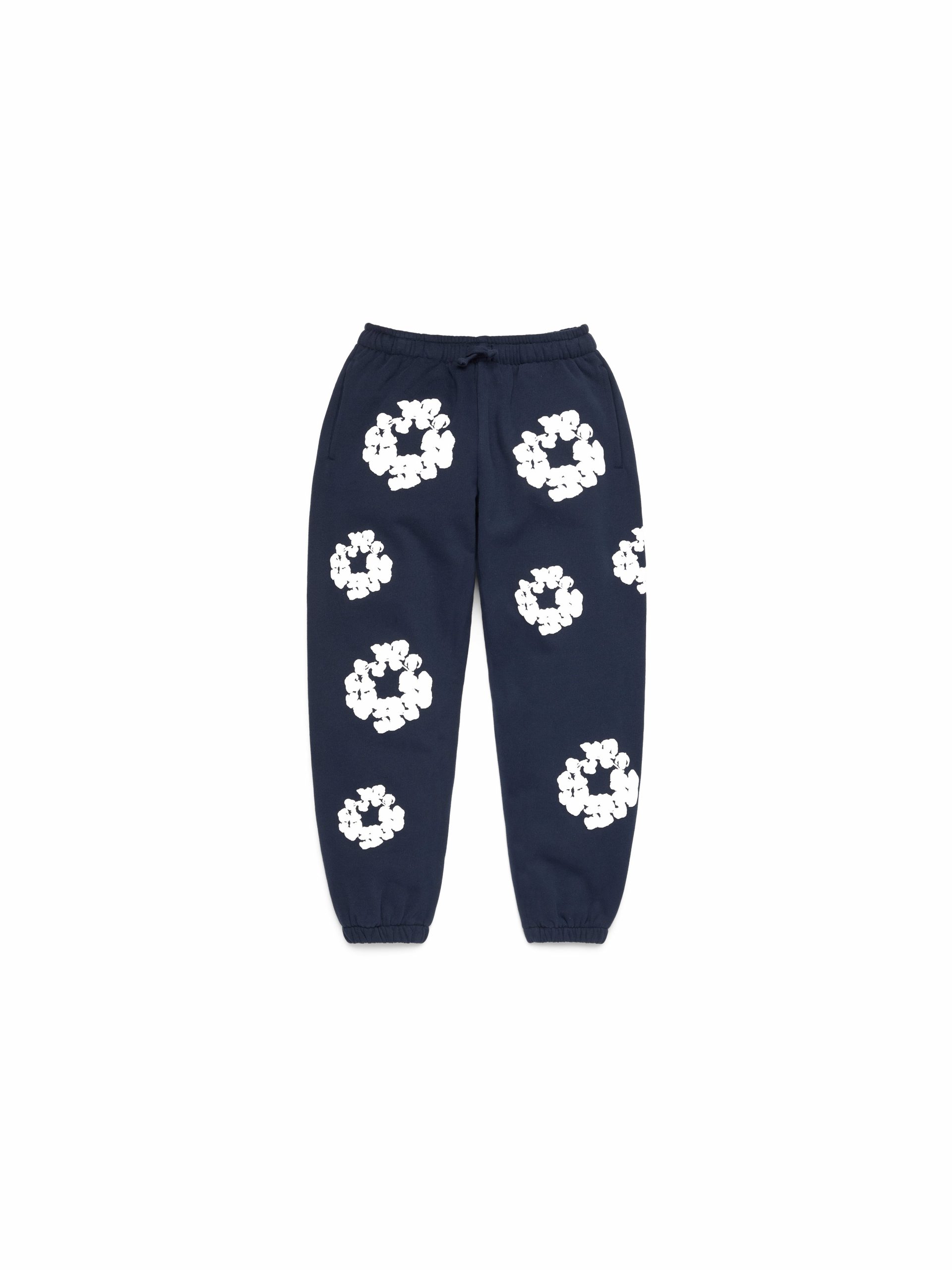 Denim Tears Kids Cotton Wreath Sweatpants Navy